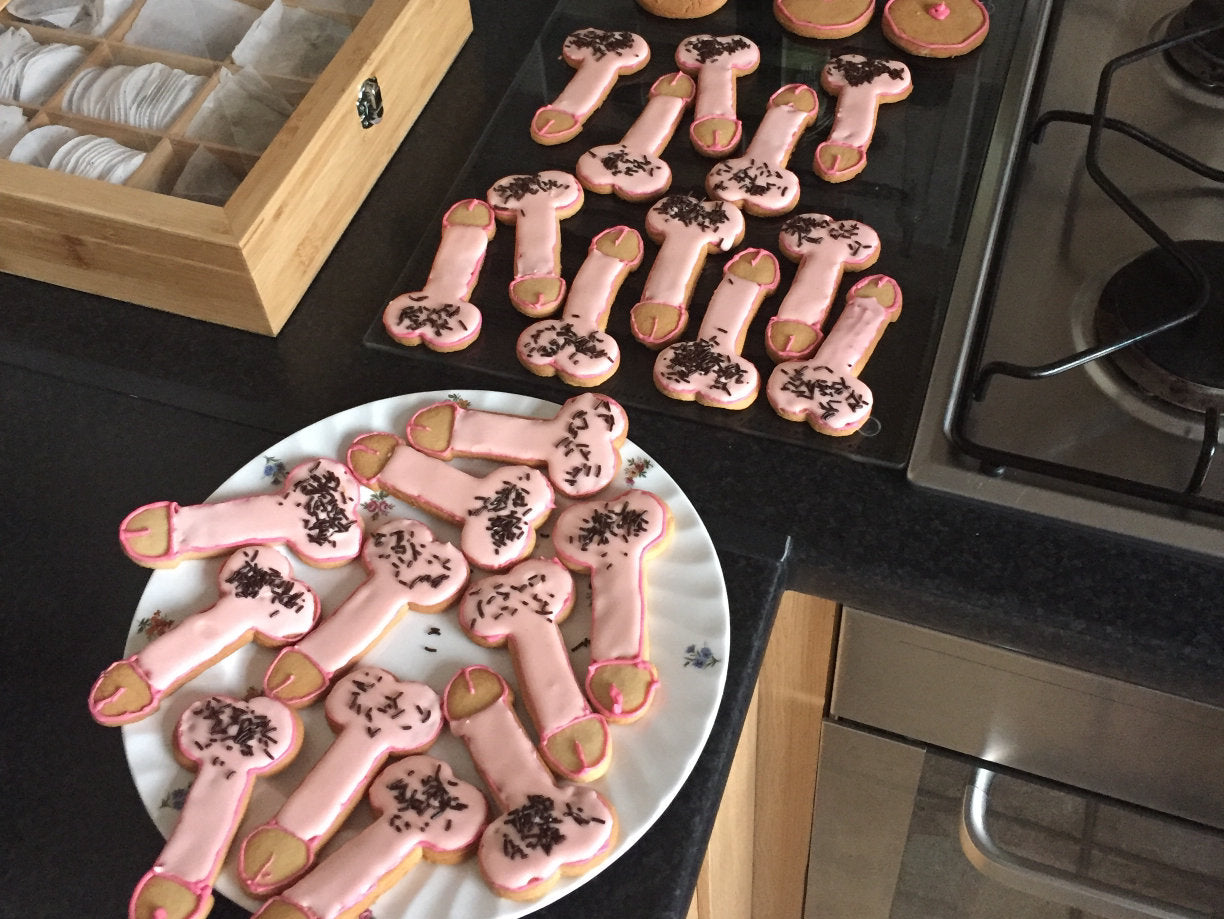 ADULTS - Penis cookie cutter | sexual content biscuits cookies | stag bachelorette genitalia reproductive organs genitals