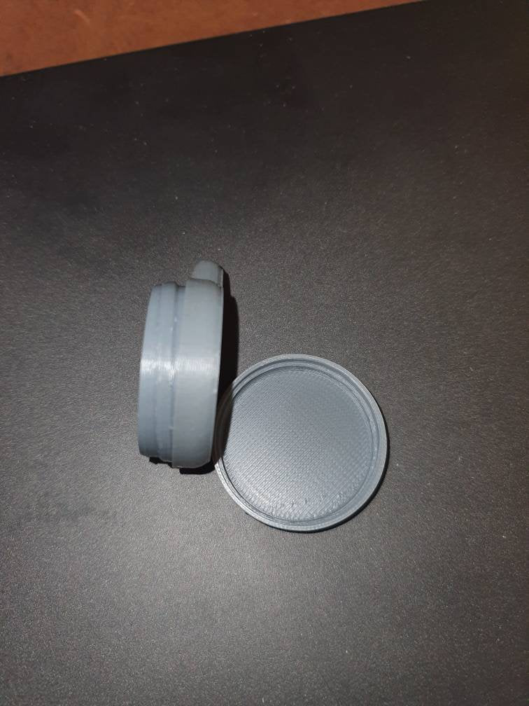 2x Emergency Pill Box for Keyring Keychain Storage