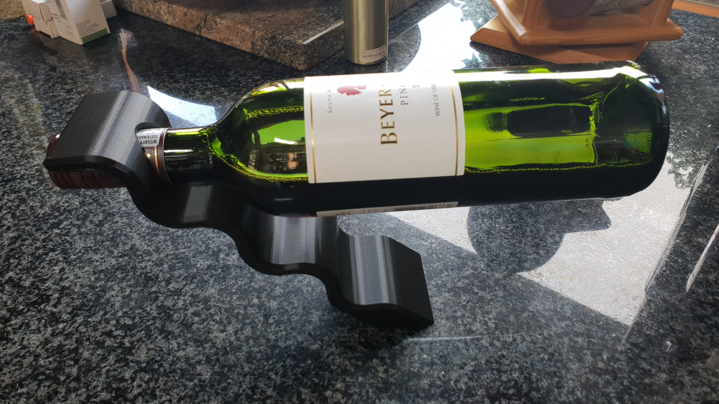 Floating Wine Bottle Holder Stylish Wine Bottle Storage Housewarming Gift