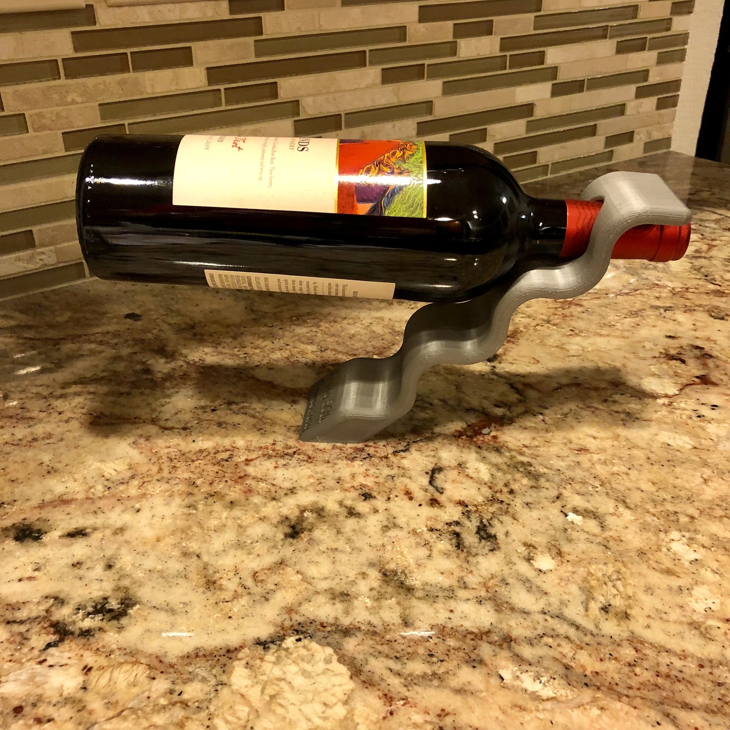 Floating Wine Bottle Holder Stylish Wine Bottle Storage Housewarming Gift