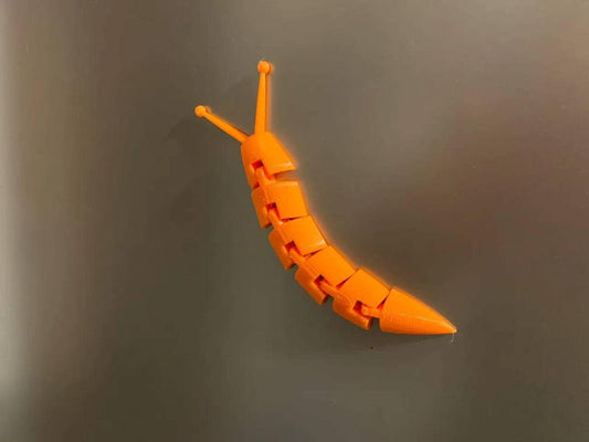 Funny Cute Fridge Magnet Articulated Slug Fridge Door Organizer Home Decor Gift