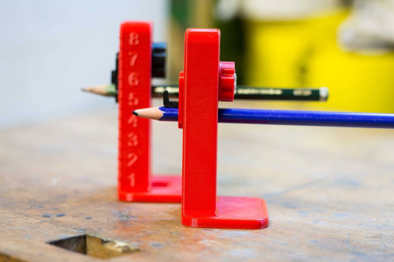 Height Gauge Marker for Pencils Carpenter Woodworking Tool Workshop Improvement