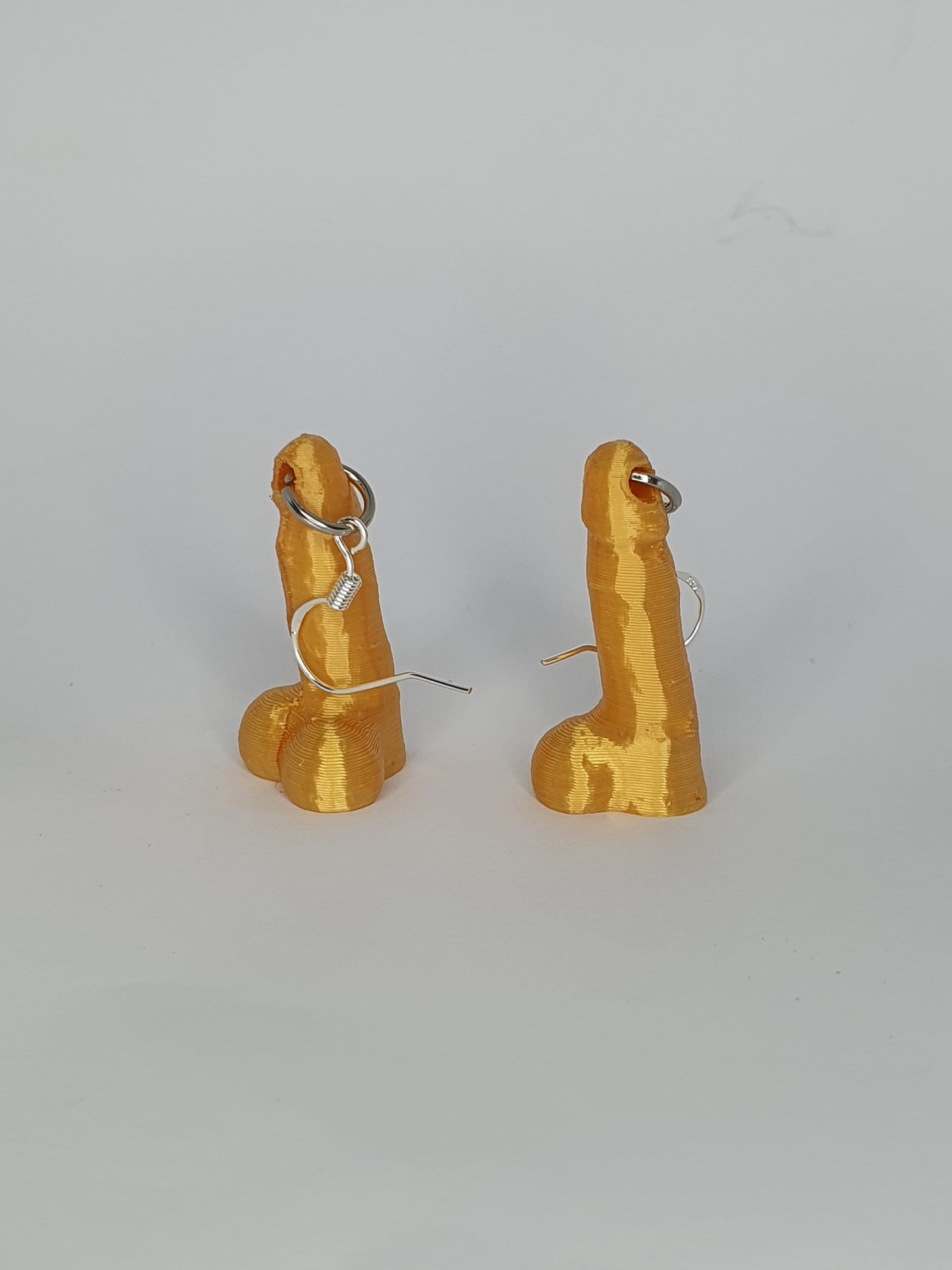 Penis Shaped Earrings Pair of Dick Earrings Funny Jewelry Bachelorette Party Gift