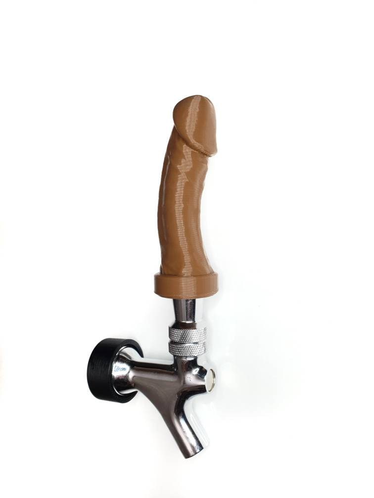 Penis Shaped Beer Tap Handle Funny Bachelorette Dick Bar Prank - Handle Only