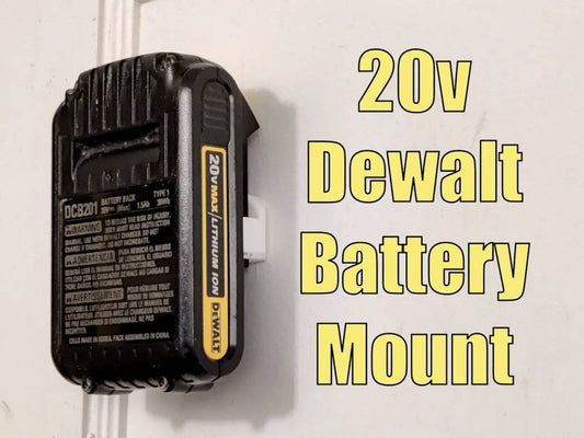 Dewalt 20v Battery Wall Mount Holder Dewalt Battery Storage - 20 Volt Lithium Ion