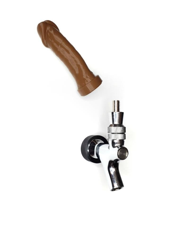 Penis Shaped Beer Tap Handle Funny Bachelorette Dick Bar Prank - Handle Only